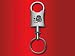 poodle48 - Poodle Valet Keychain Laser engraved