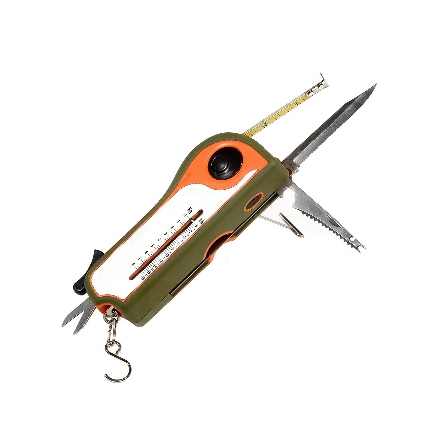 NEW Fishing Multi Tool Knife Hook Remover Fish Scraper Scale LED