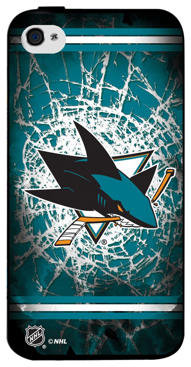 Amazon.com : NHL San Jose Sharks Iphone 4 or 4s Hard Cover Case ...