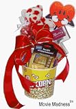  : My Sweetheart Movie Madness™ Gift Basket!(Bear=White with red hearts)