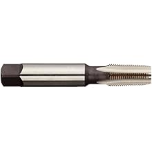 Dormer E710 High-Speed Steel Pipe Tap, NPT, Uncoated (Bright) Finish, Round Shank With Square End, Modified Bottoming Chamfer