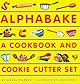The alphabake cookbook and cookie cutter set