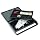 MMF Industries Steelmaster Slim Security Case with Keyed Lock, 2.38 x 8.5 x 8.5 Inches, Charcoal Grey (2217004G2)