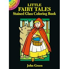 Little Fairy Tales Stained Glass Coloring Book (Dover Little Activity Books)