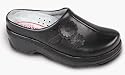 KLOGS Vail Womens Clogs Shoes Leather White Flower Appliqu Wide