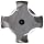 Union Butterfield 1985(UNC)/1985(UNF) High-Speed Steel Spiral Point Tap, High-Hook, Black Oxide Finish, Round Shank with Square End, Plug Chamfer