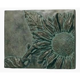 Hen-Feathers Majestic Antique Aegean Sunflower Study 78922WWDA by Hen-Feathers
