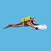 Battery-Operated Swimming Scuba Diver Toy ( Style: Swimming Scuba Diver (GA19) )