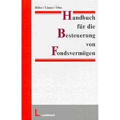 Handbuch f�r die Besteuerung von Fondsverm�gen