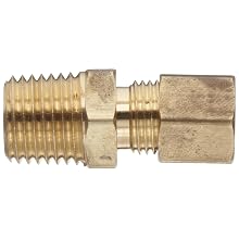 Anderson Metals Brass Tube Fitting, Connector, Compression x NPT Male