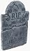 3' RIP Dome Tombstone Halloween Prop