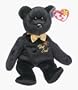 Ty Beanie Babies - The End Black Teddy Bear