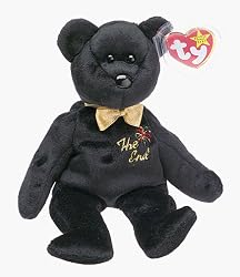 Ty Beanie Babies - The End Black Bear