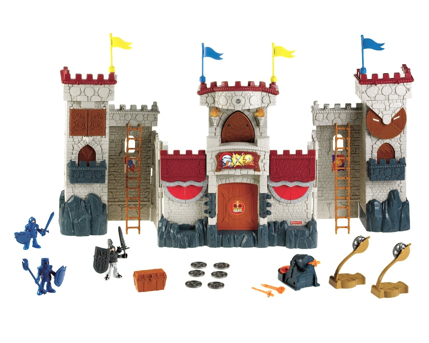 NEW Fisher Price Imaginext Castle Tower knights armour Hero figures Toy