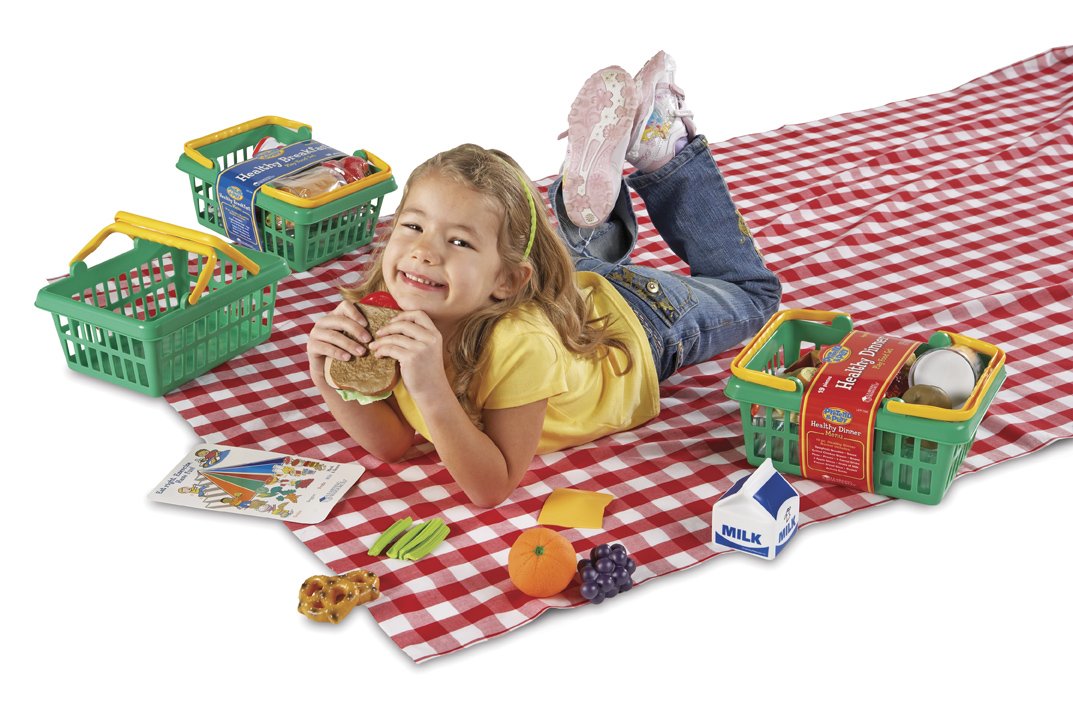 Amazon.com: Learning Resources Healthy Foods Playset: Toys & Games