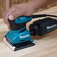 Makita BO4556K 2.0 Amp 4-1/2-Inch Finishing Sander with Case
