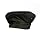 San Jamar H036 QC Lite Poly Cotton Blend Chef Beret with Adjustable Head Strap, Black