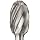 PFERD Oval Carbide Bur, Uncoated (Bright) Finish, Fine Single Cut, Radius End, 1/8" Shank, 1/8" Head Diameter, 7/32" Head Length (SE-41)