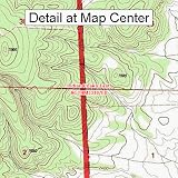 USGS Topographic Quadrangle Map - Indian Peaks East, New Mexico (Folded/Waterproof)