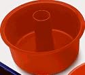 SiliconeZone Angel Food Pan, Red