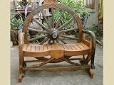 Review Country Kiln  / HANDMADE FULL CARTWHEEL BENCH
