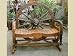 HANDMADE FULL CARTWHEEL BENCH