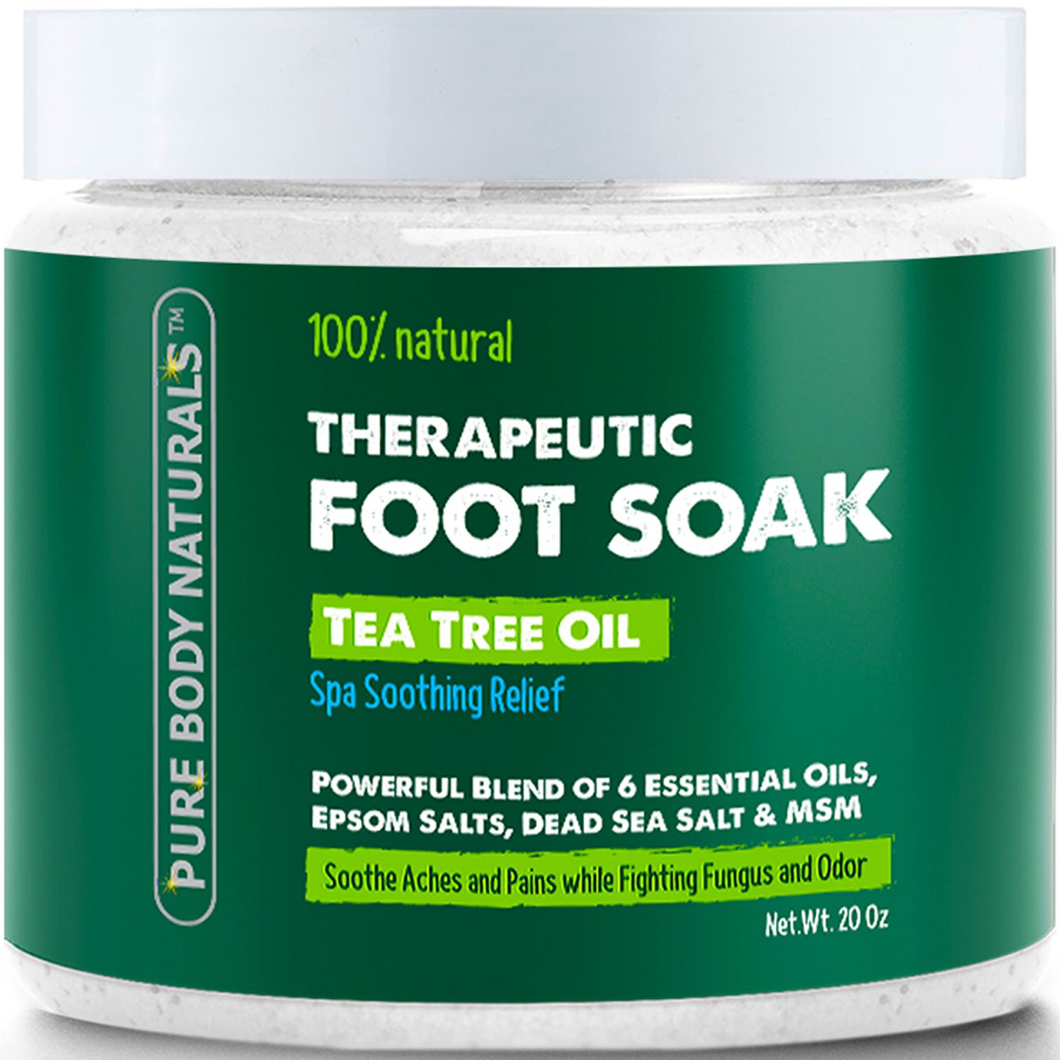 Купить Foot Soak with Tea Tree Oil 20 oz Tea Tree Essential Oil Foot