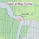 USGS Topographic Quadrangle Map - Jerusalem, Georgia (Folded Waterproof)