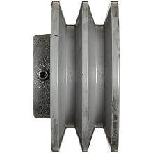 TB Woods 2BK40138 FHP Bored-To-Size, 3.95" Outside Body Diameter, 1.375" Bore Diameter V-Belt Sheave