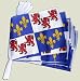 Guirlande France Picardie - 15 x 22 cm