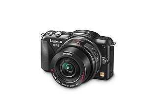 Panasonic Lumix DMC-GF5XK Live MOS Micro 4/3 Compact System Camera with 3-Inch Touch Screen and 14-42 Power Zoom Lens, Black DMC-GF5XK