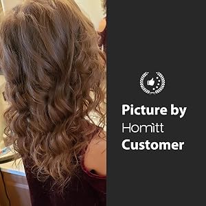 Homitt 5 In 1 Curling Wand Set With 5 Interchangeable Hair Wand