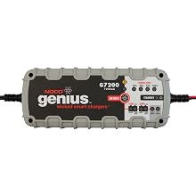 NOCO Genius G7200 12V/24V 7.2 Amp Smart Battery Charger and Maintainer