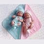 Mini La Newborn 9.5" Pink Blanket Asian Berenguer Doll
