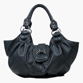 KLS03 Classic Oversized Hobo Tote Handbag Purse Midnight Blue