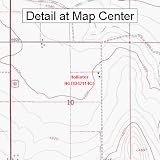 USGS Topographic Quadrangle Map - Hollister, Idaho (Folded/Waterproof)