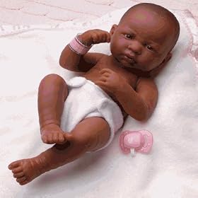 Dolls By Berenguer 18506 La Newborn African American Real Boy Doll - Size 14 Inch