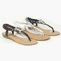 GU13 Cute Summer Flat Braided T-Strap Sandal