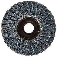 Weiler BobCat 2" Diameter, 80 Grit, Zirconium, Plastic Backing, Type 27 Specialty Abrasive Flap Mini Disc