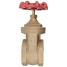 Dixon BGV400 Brass Gate Valve, 4" NPT Female