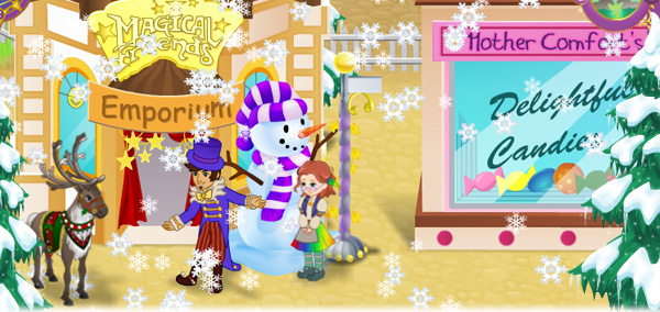You can make it snow at BellaSara.com