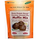 Chocolate, Chocolate Chip Protein Power Muffin Mix by Dixie Carb Counters