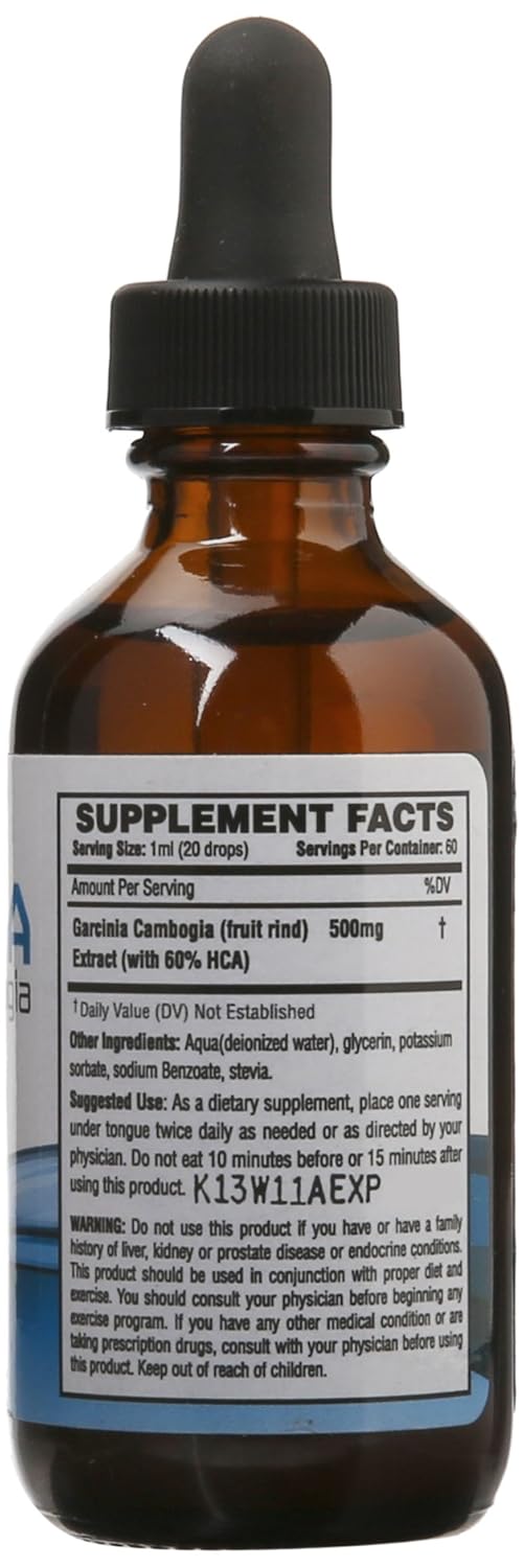 Amazon.com: Garcinia Cambogia Drops - Fast Absorbing Liquid - 100 ...
