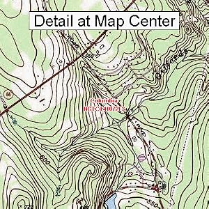 Buy USGS Topographic Quadrangle Map - Columbia, Connecticut (Folded Waterproof)