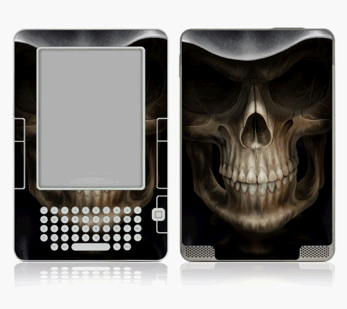 Skull Dark Lord Decorative Protector Skin Decal Sticker for Amazon Kindle 2 E-Book Reader (Version 2.0)