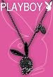 Officially Licensed PLAYBOY HEMATITE PAVE BUNNY HEAD CHARM NECKLACE WITH CLEAR AND BLACK CZ Officially Licensed PLAYBOY HEMATITE PAVE BUNNY HEAD CHARM NECKLACE WITH CLEAR AND BLACK CZ