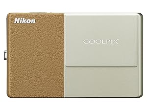 Nikon Coolpix S70 12.1MP Digital Camera with 3.5-inch OLED Touch Screen and 5x Wide Angle Optical Vibration Reduction (VR) Zoom (Champagne & Light Brown)