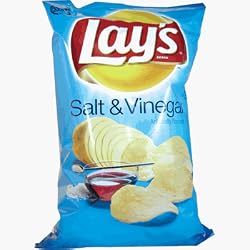レイズ：ポテトチップス（ソルト＆ビネガー）　 Lay's Potato Chips - Salt and Vinegar