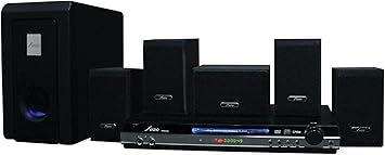 【クリックで詳細表示】fuze 5.1chホームシアターシステムDVDプレーヤー BLACK DVDC290C： 家電・カメラ