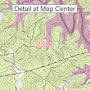 USGS Topographic Quadrangle Map - Old Pickens, South Carolina (Folded/Waterproof)